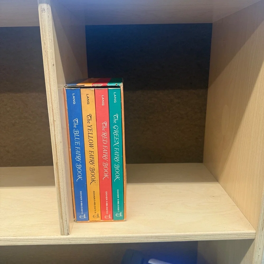 Dover Andrew Lang Fairy Tale Books Box Set 4 Vols Blue Red Green Yellow Good